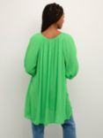 KAFFE Amber 3/4 Sleeve Tunic Top, Green