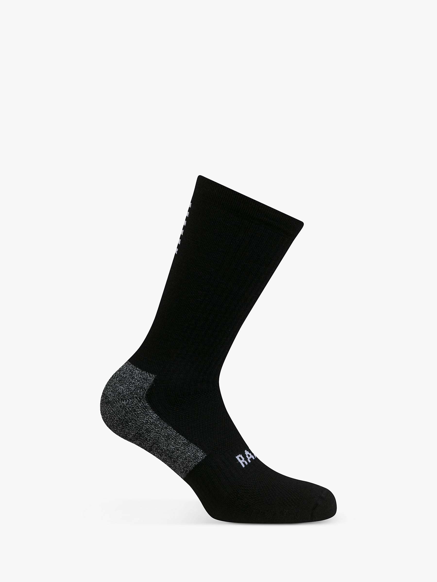Rapha Pro Team Winter Socks, Black/White at John Lewis & Partners