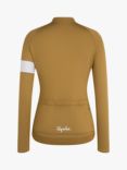Rapha Core Jersey Long Sleeve Cycling Top, Faded Gold/White