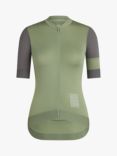 Rapha Pro Team Training Jersey Short Sleeve Cycling Top, Olive Green/Mushroom