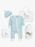 The Little Tailor Welcome Little Baby 3 Piece Gift Set, Blue Hare