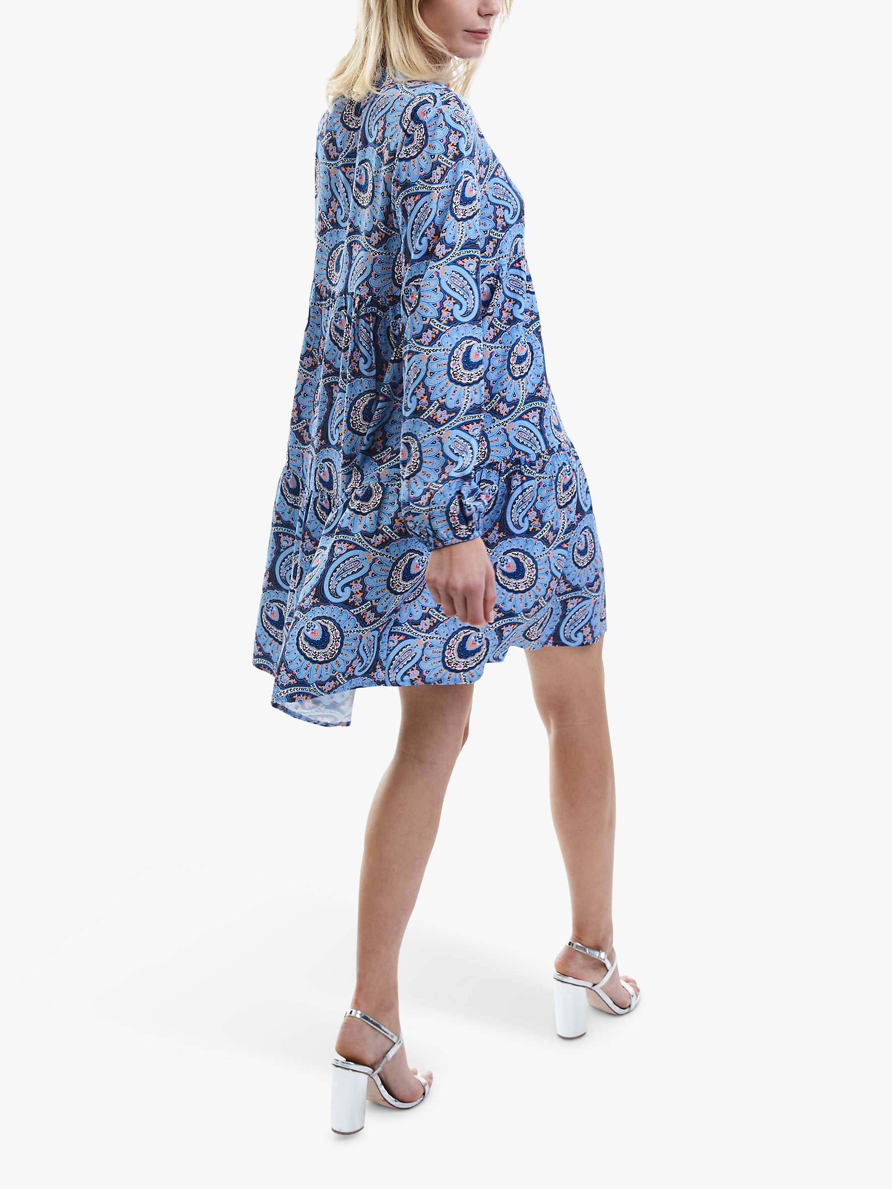 Buy James Lakeland Paisley Print Mini Dress, Blue Online at johnlewis.com