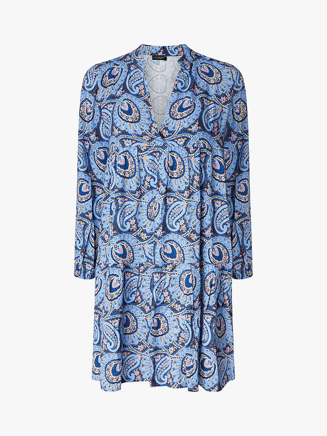 James Lakeland Paisley Print Mini Dress, Blue