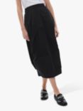 James Lakeland Balloon Detail Midi Skirt, Black, Black