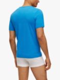 BOSS Cotton Underwear Logo T-Shirt, Pack of 3, Blue/Black