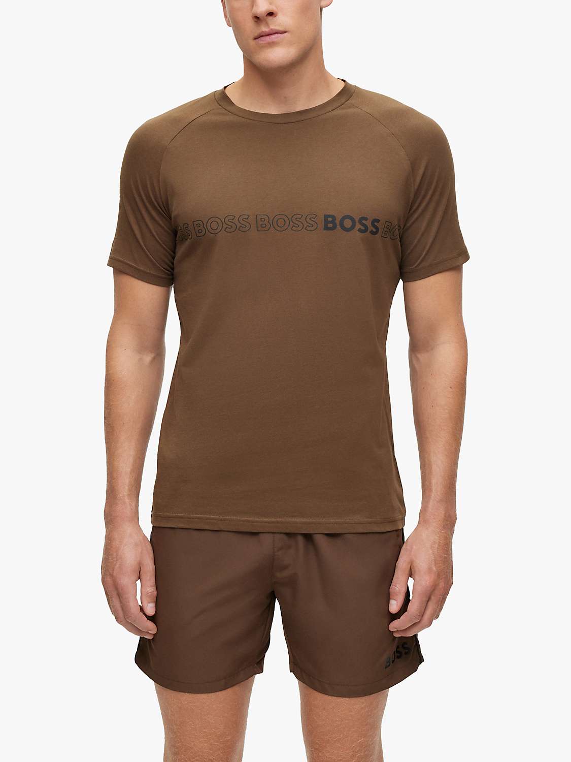 Buy BOSS Swim Logo T-Shirt Online at johnlewis.com
