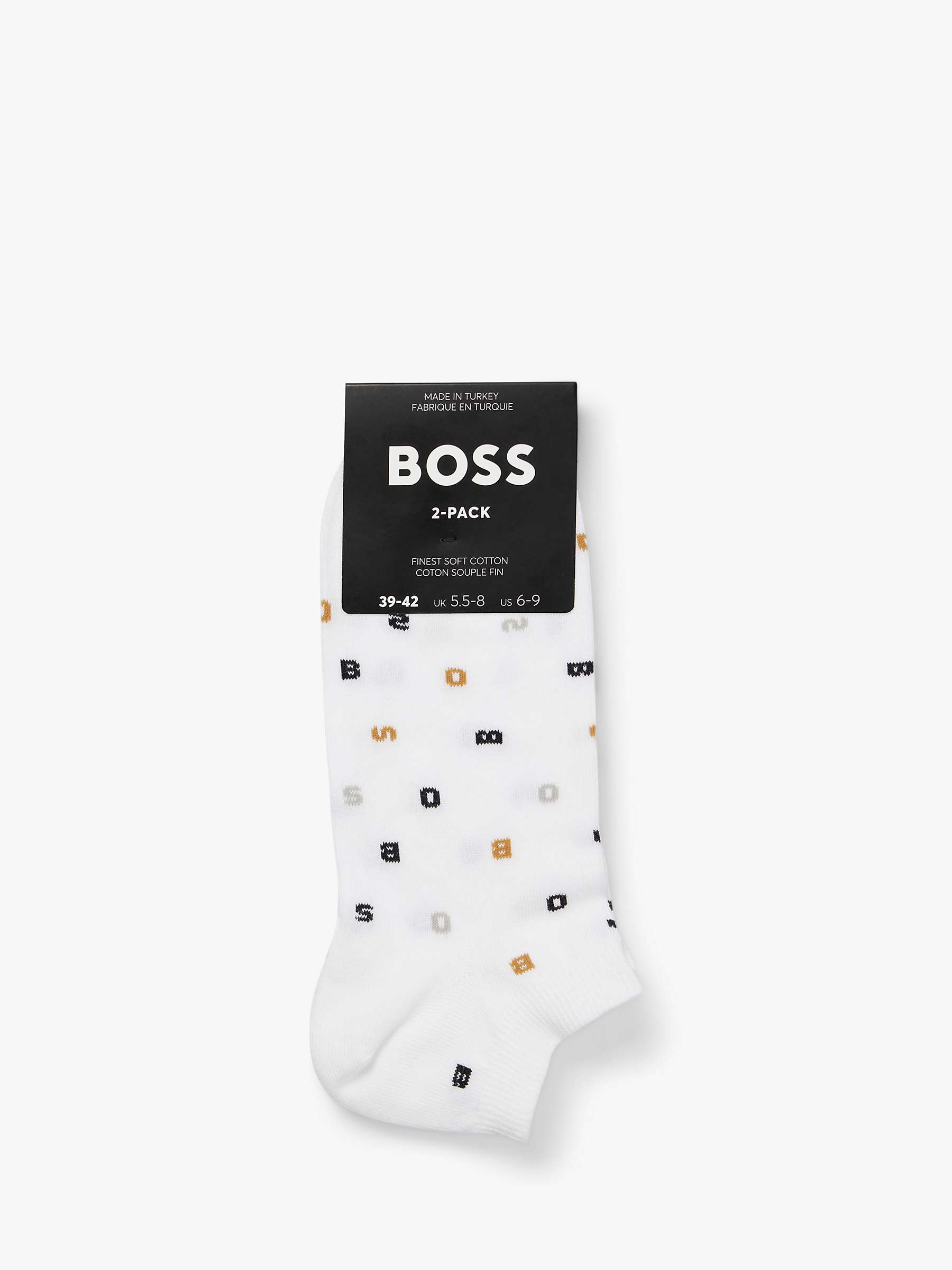 Buy BOSS As Logo Trainer Socks Online at johnlewis.com