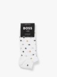 BOSS As Logo Trainer Socks, White