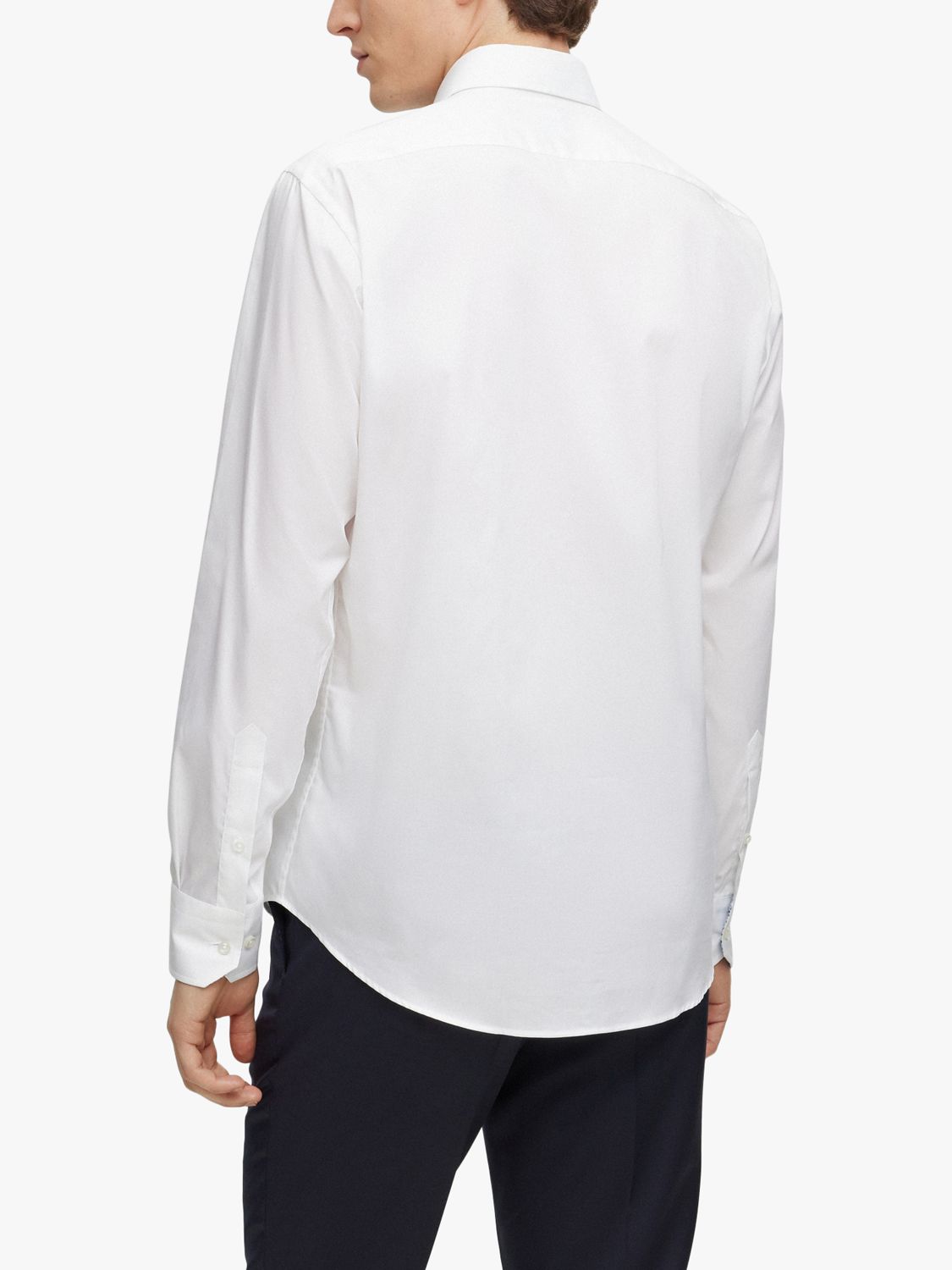 BOSS Joe Kent Regular Fit Shirt, White at John Lewis & Partners