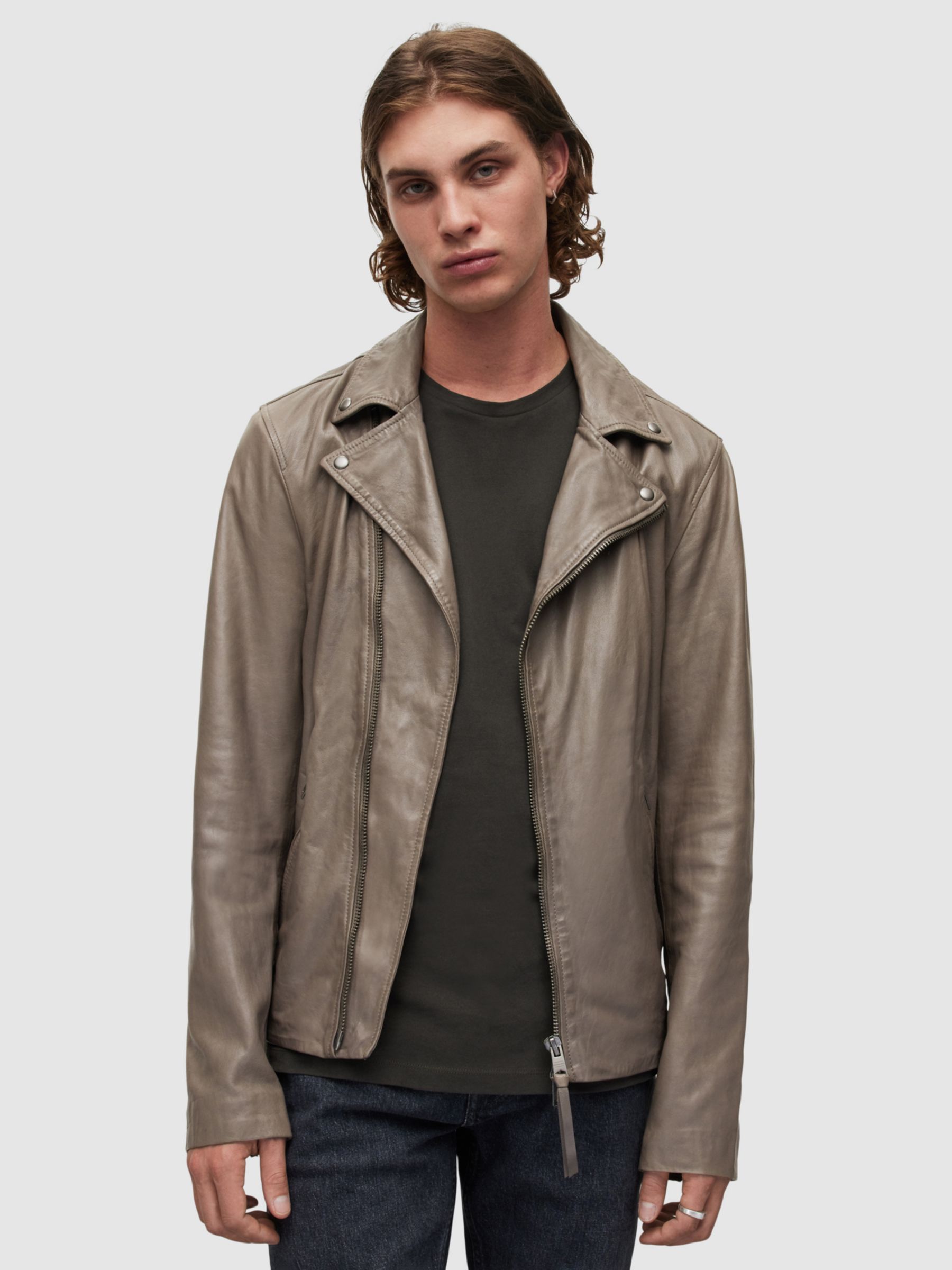Vintage Brown Leather Jacket | John Lewis & Partners