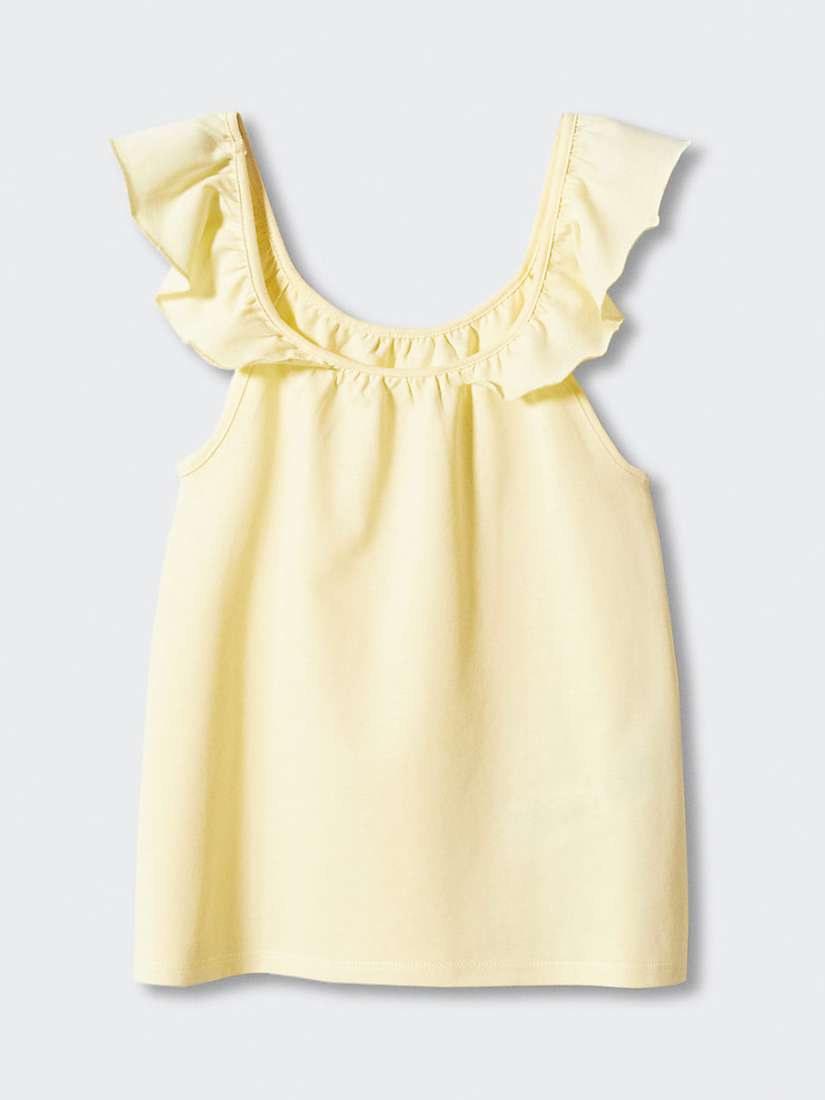 Buy Mango Kids' Giselle Frill Shoulder Top Online at johnlewis.com