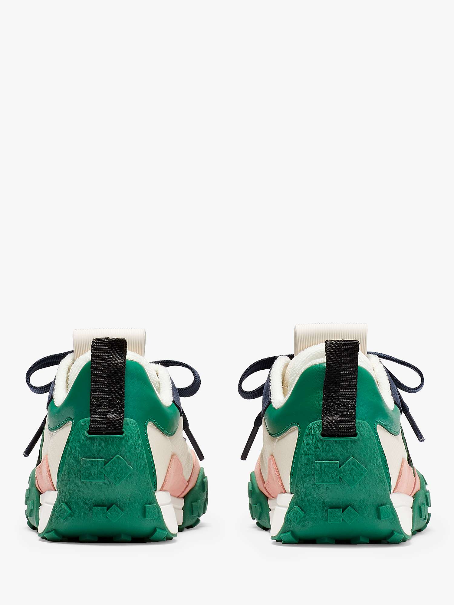 Buy kate spade new york K As In Kate Leather Trainers Online at johnlewis.com