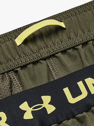 Under Armour Vanish Woven 6" Gym Shorts, Green/Limeyellow