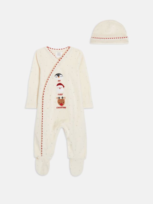 My first sale christmas sleepsuit