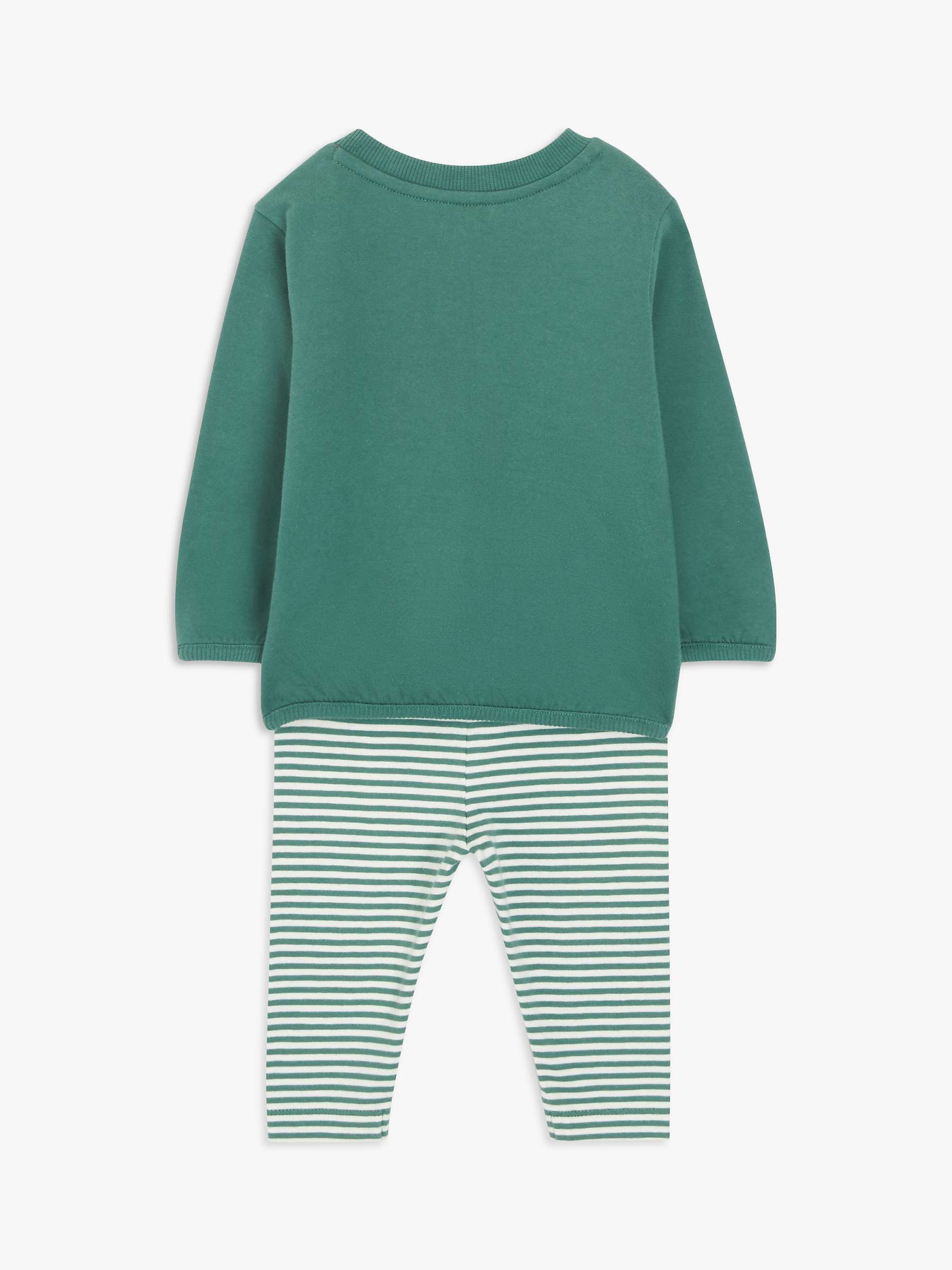 Buy John Lewis Baby Christmas Elf Outfit, Green Online at johnlewis.com