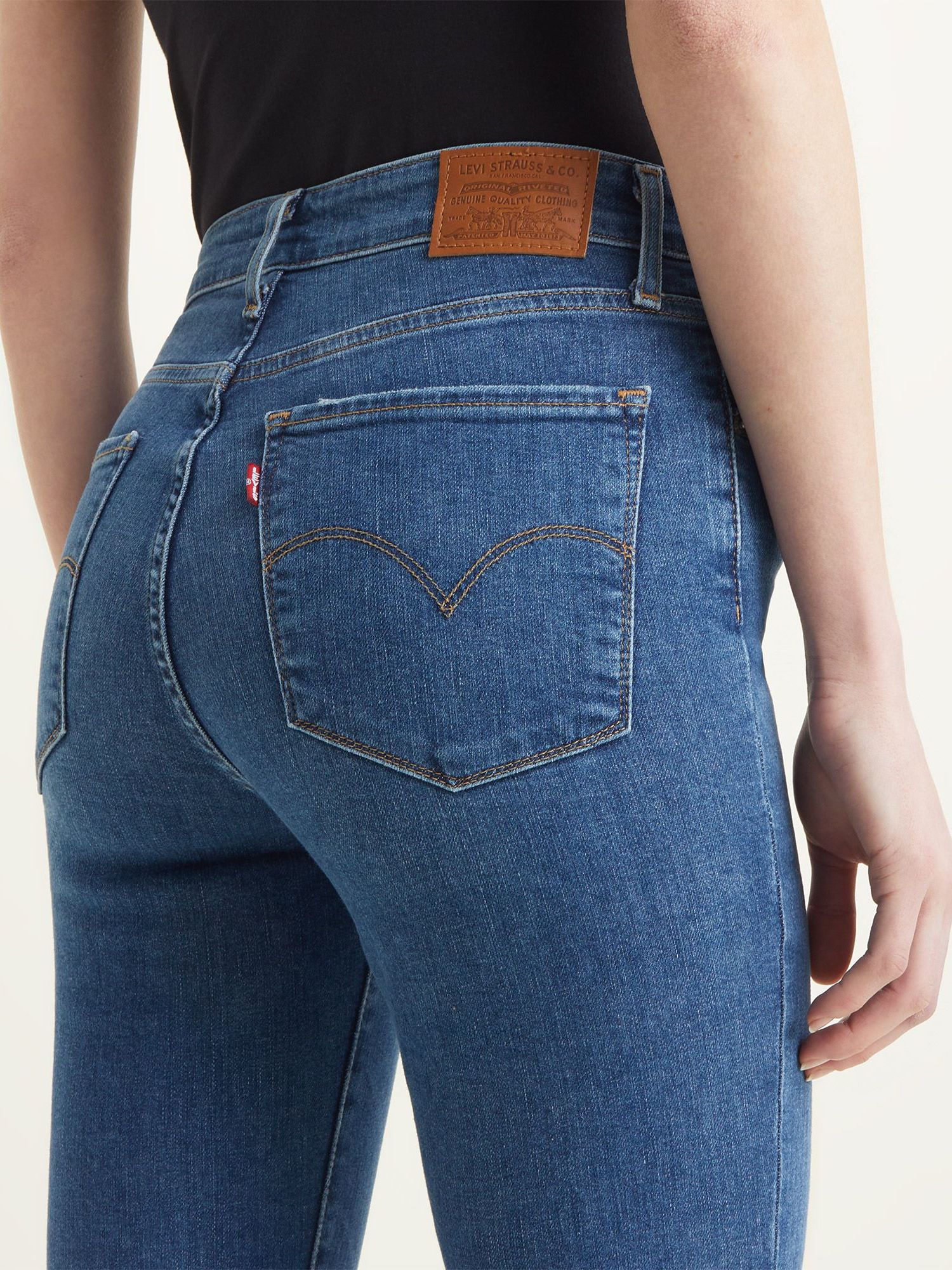 LEVI'S 725 High Rise Boot Cut Jeans in Blow Your Mind