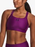 Under Armour HeatGear® Armour High Sports Bra, Mystic Magenta/Black