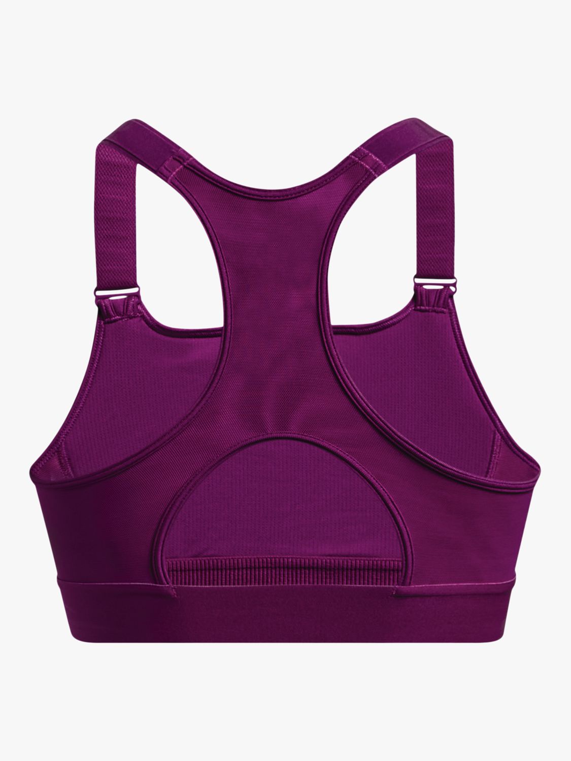 Under Armour Armour® Mid Crossback Printed Sports Bra, Peach/Coral/White at John  Lewis & Partners