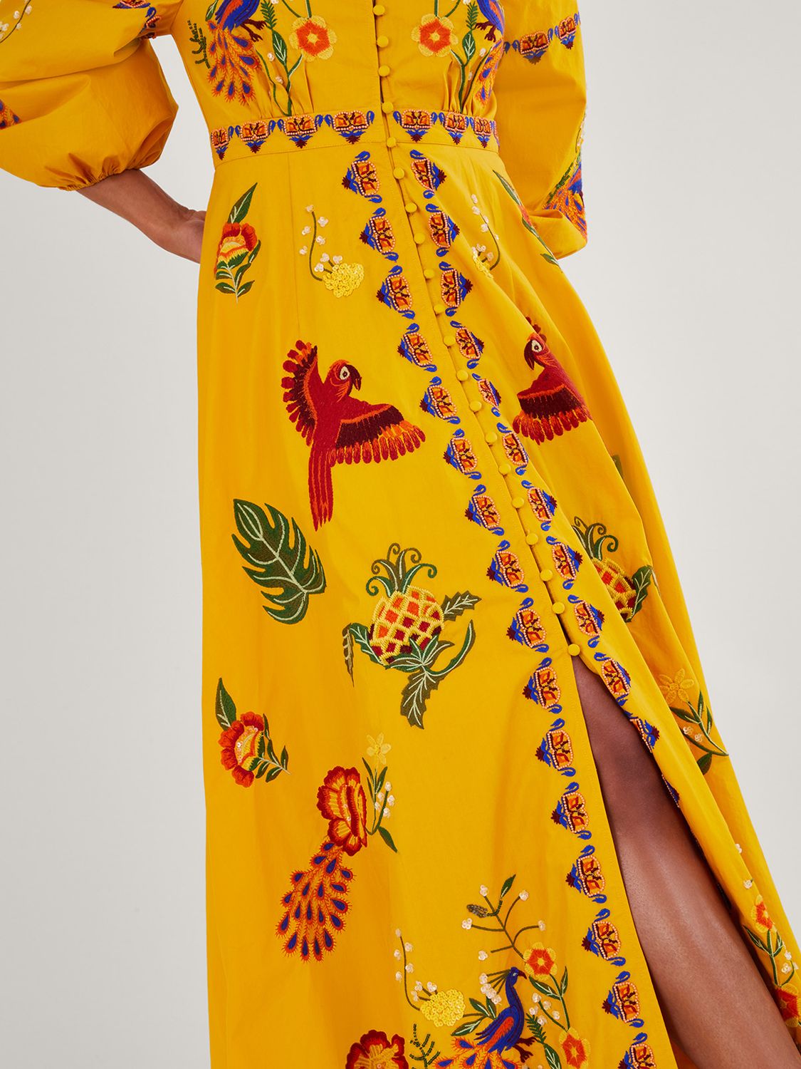 Monsoon on X: Meet Harlow. Our sunset yellow halter dress is