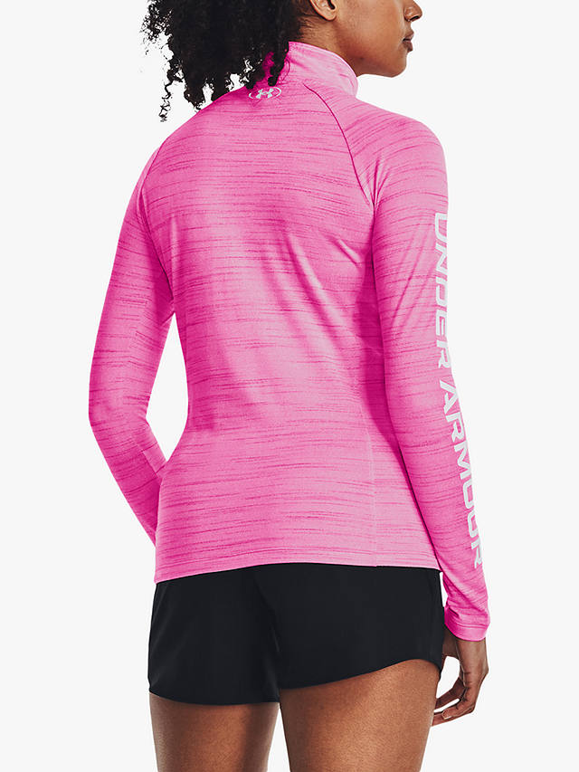 Under Armour Tech™ Evolved Core ½ Zip Long Sleeve Gym Top, Rebel Pink ...