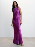 Mango Gabriel-A Open Back Dress, Medium Purple