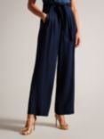Ted Baker Jemmiah Wide Leg Trousers, Navy