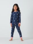 John Lewis Kids' Ballerina Star Pyjamas, Pack of 2, Blue/Multi