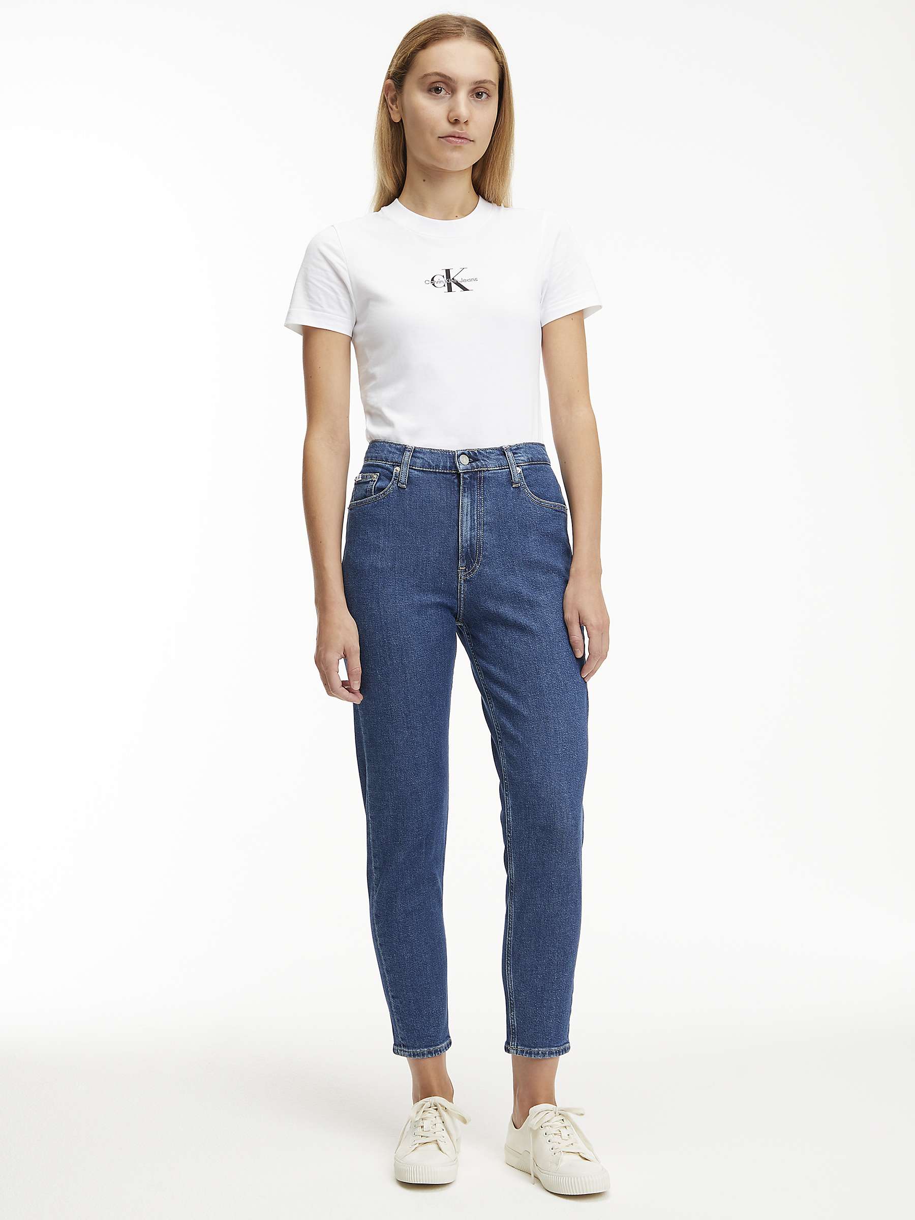 Buy Calvin Klein Cropped Mom Jeans Online at johnlewis.com