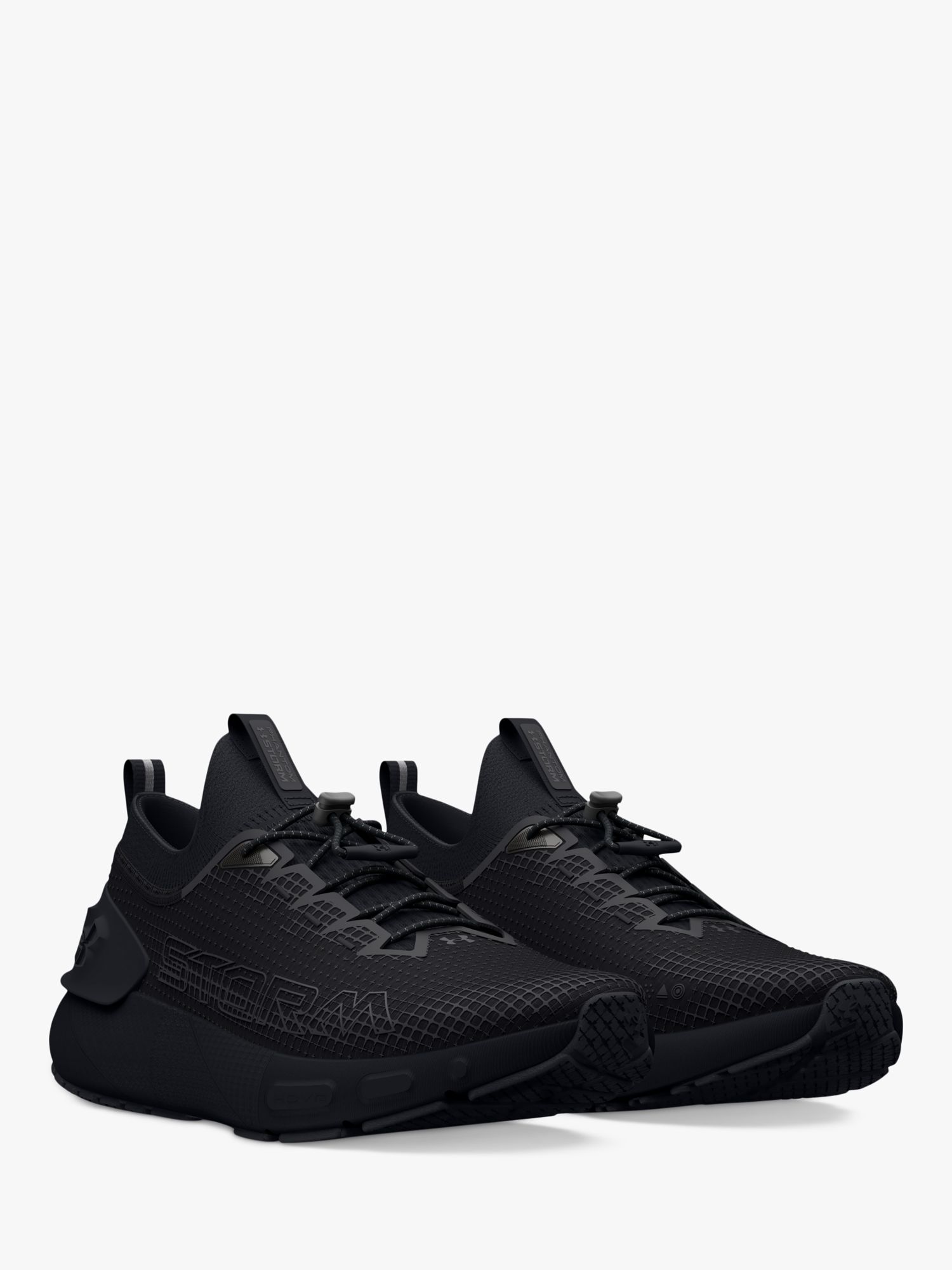 Under Armour HOVR Storm Men's Running Shoes, Black at John Lewis & Partners