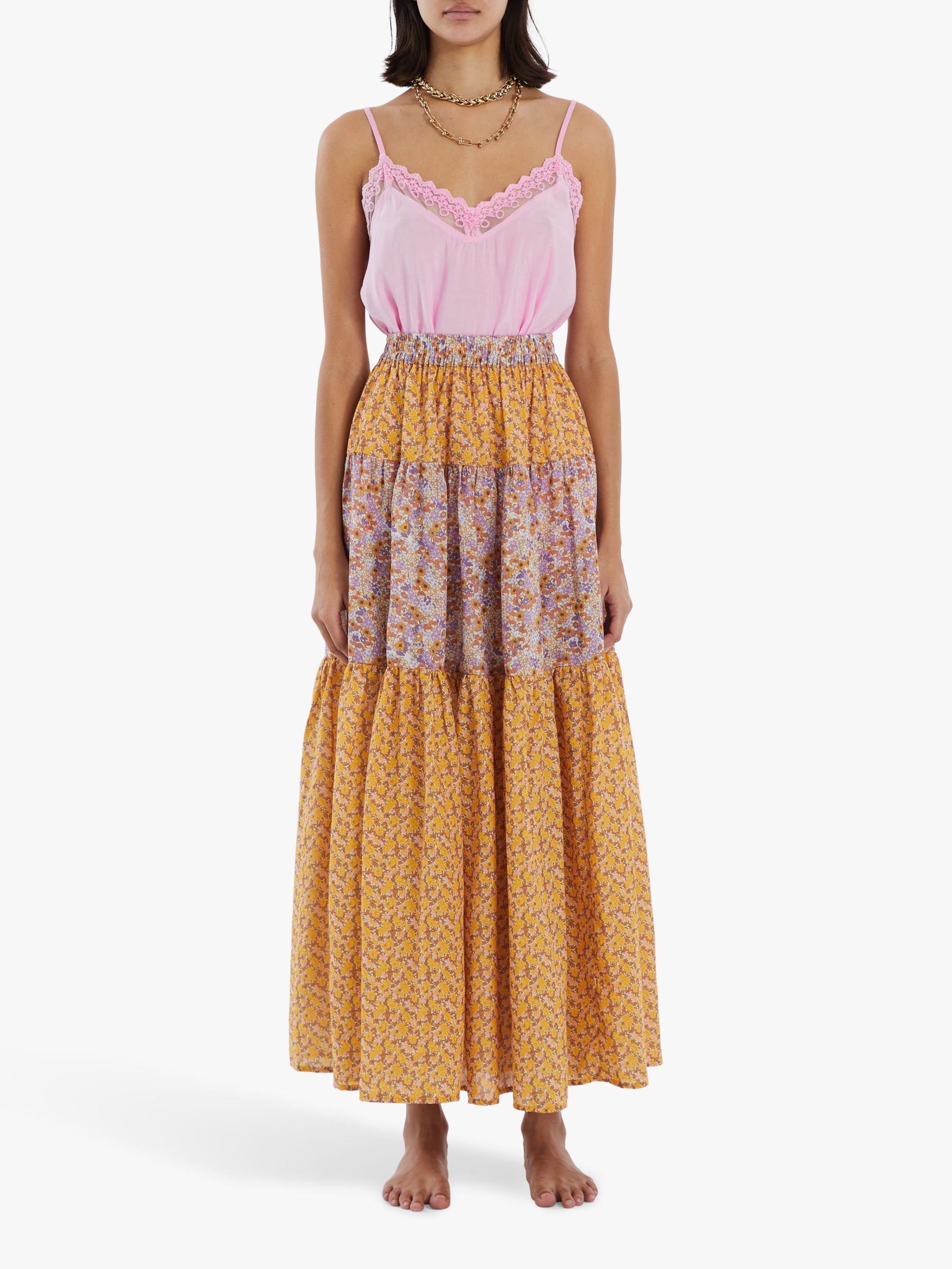 Lollys Laundry Sunset Floral Skirt, Multi