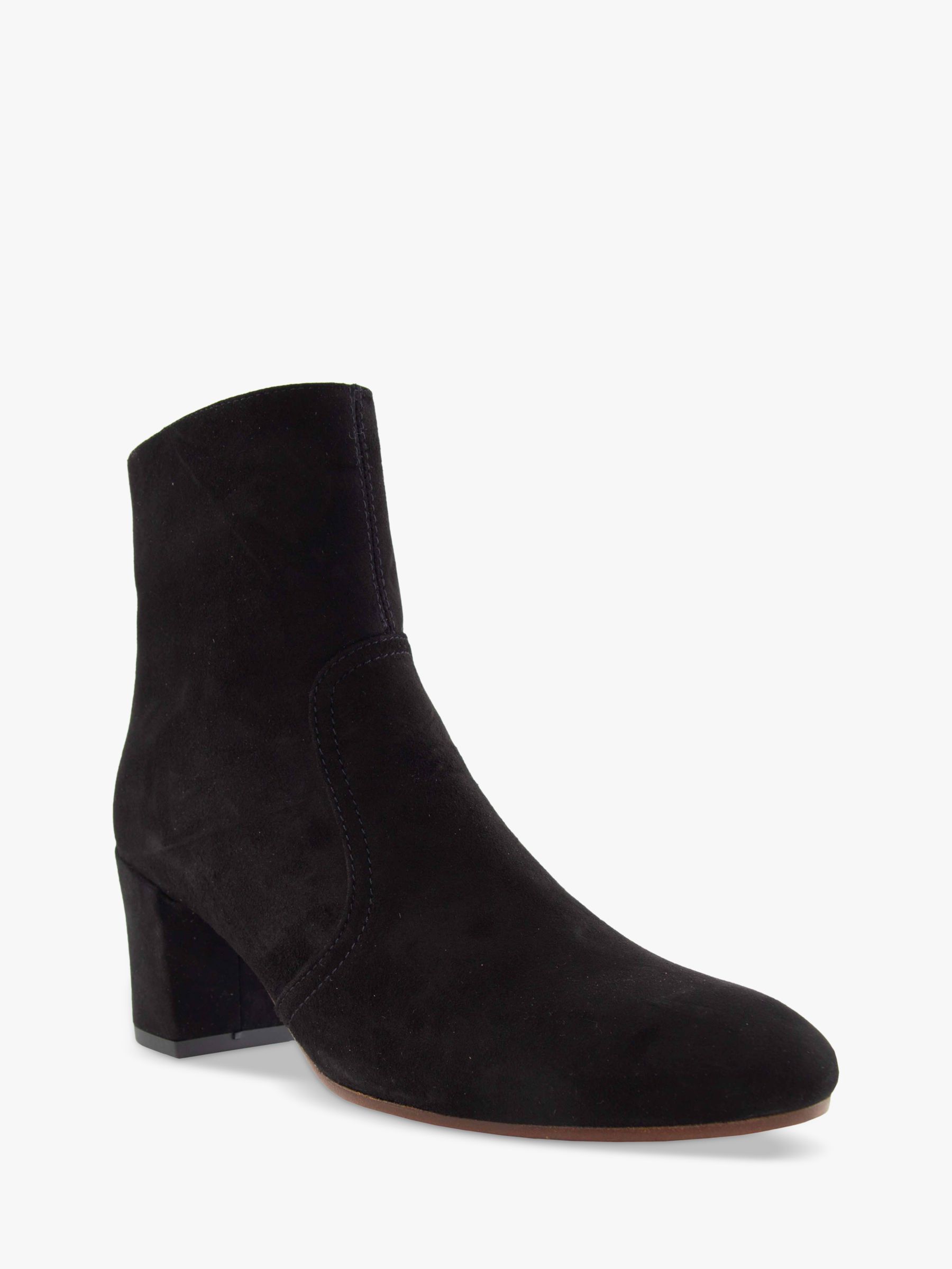 Chie Mihara Nureya Pearl Embellished Ankle Boots, Black at John Lewis ...