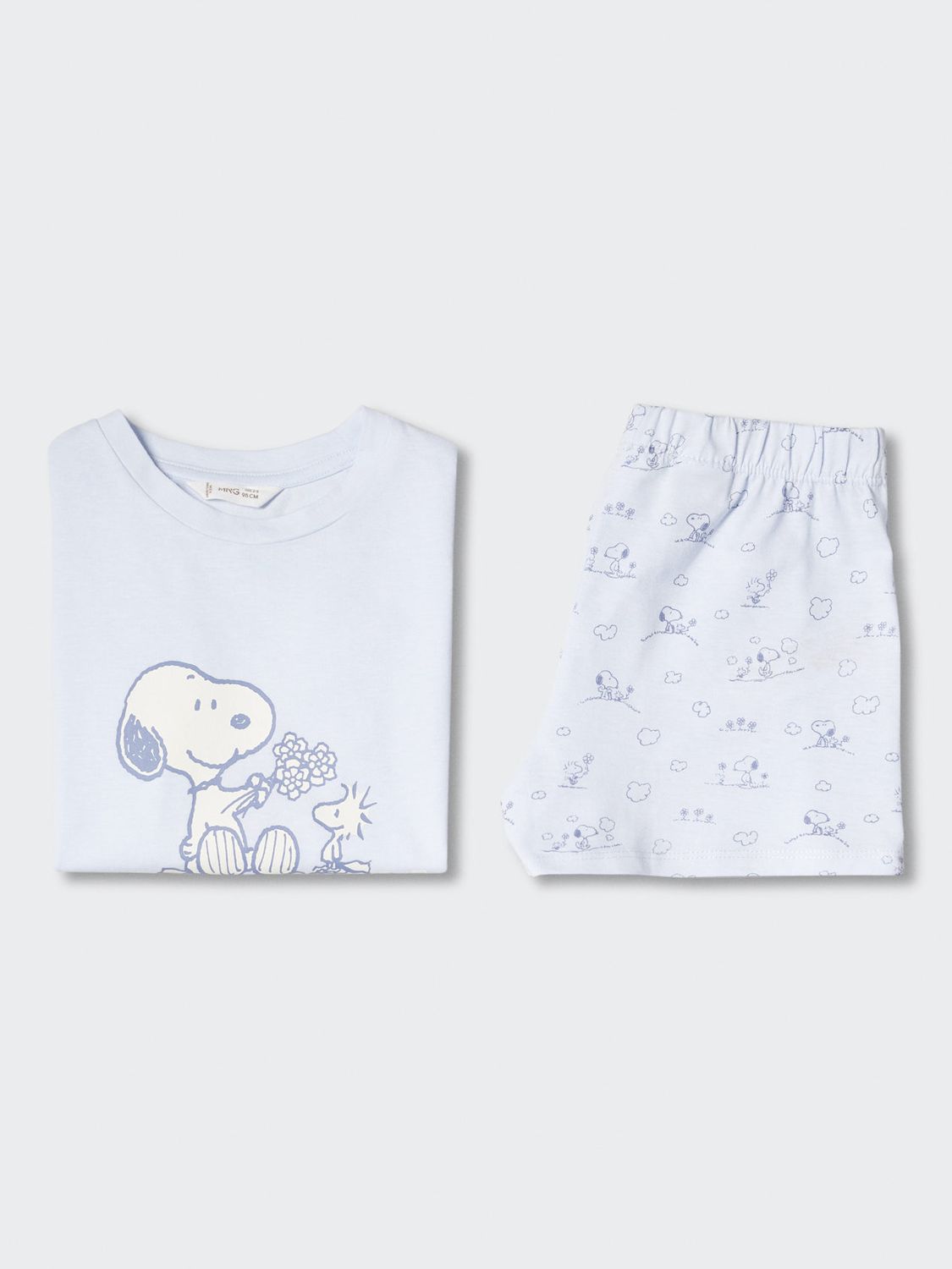 Snoopy children's clothing boys' suits summer pure cotton short