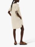 Whistles Frankie Button Through Puff Sleeve Dress