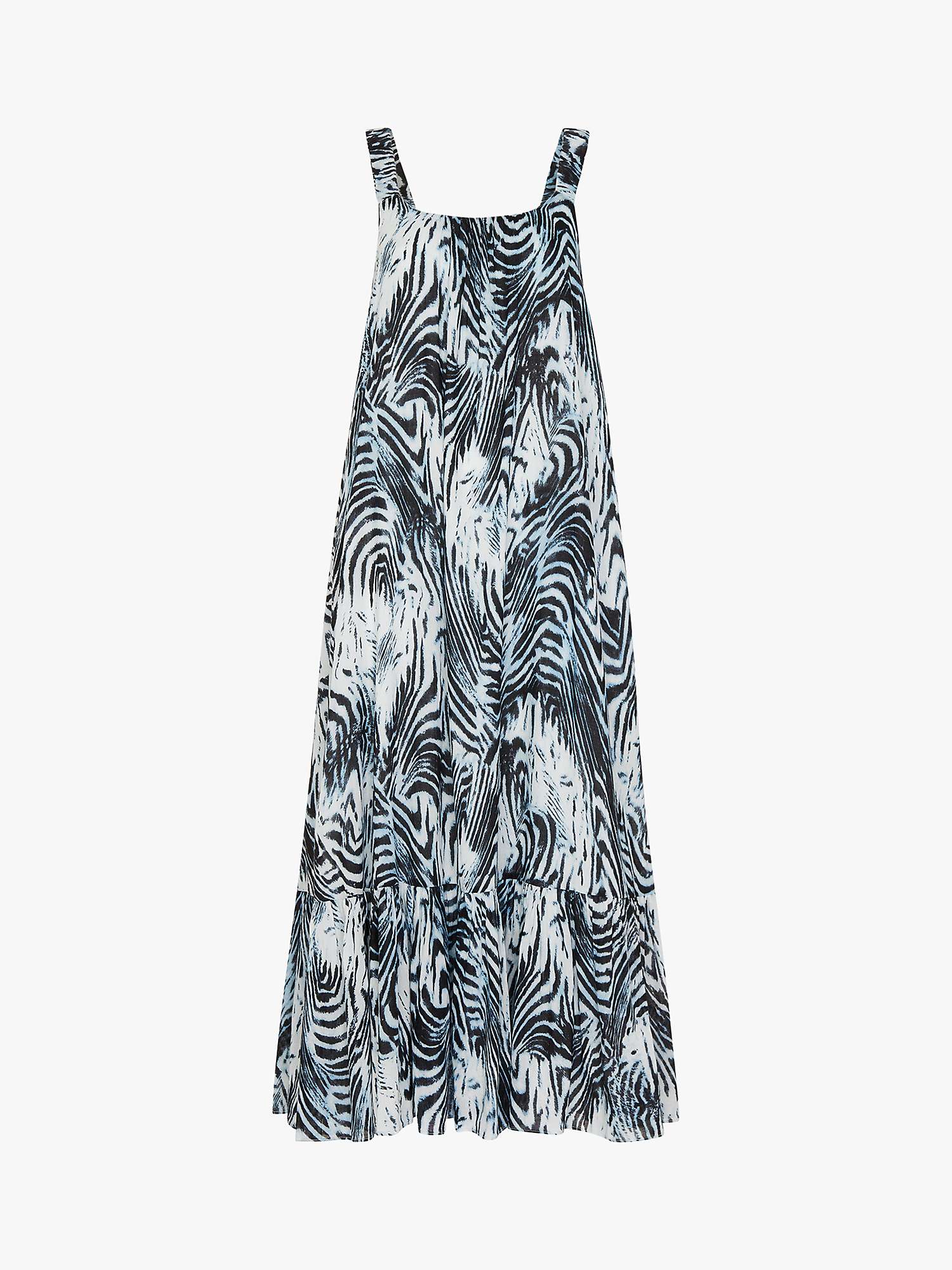Buy Whistles Warped Tiger Rhea Dress, Blue/Multi Online at johnlewis.com