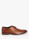 John Lewis Eaton 3-Eyelet Leather Derby Shoes, Brown Tan