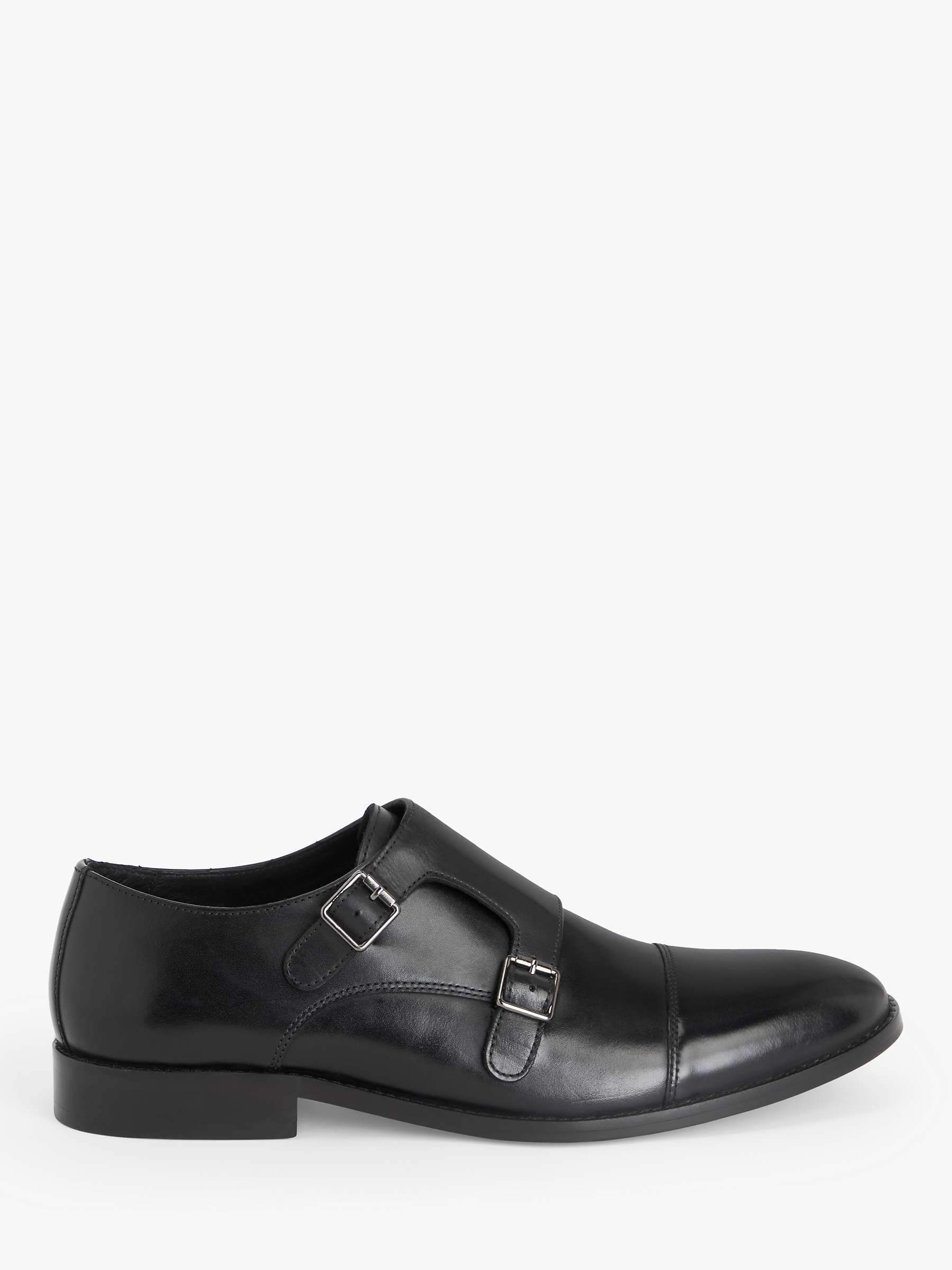 Buy John Lewis Double Strap Leather Monk Shoes Online at johnlewis.com