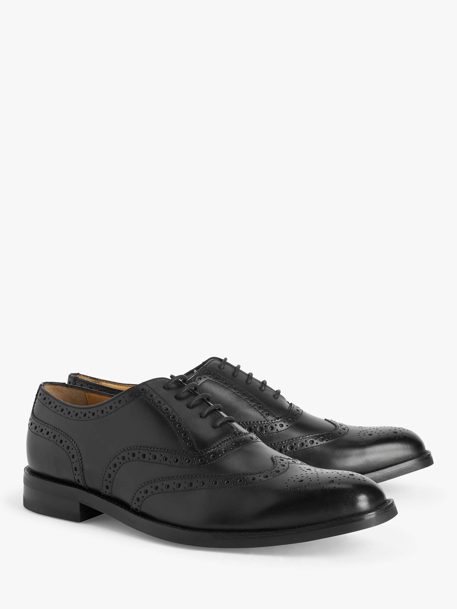 Buy John Lewis Leather Perforated Brogues Online at johnlewis.com