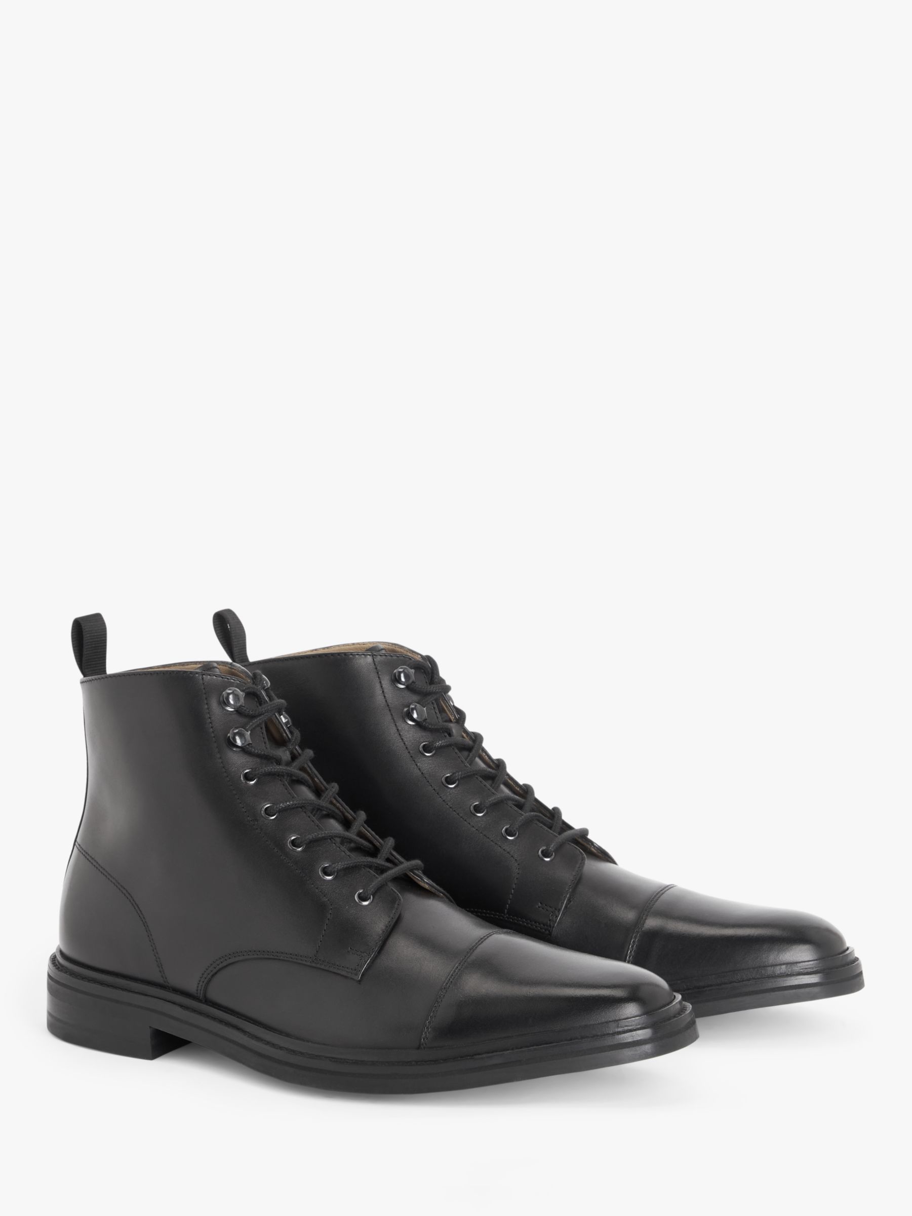 John Lewis Leather Formal Lace-up Leather Boots