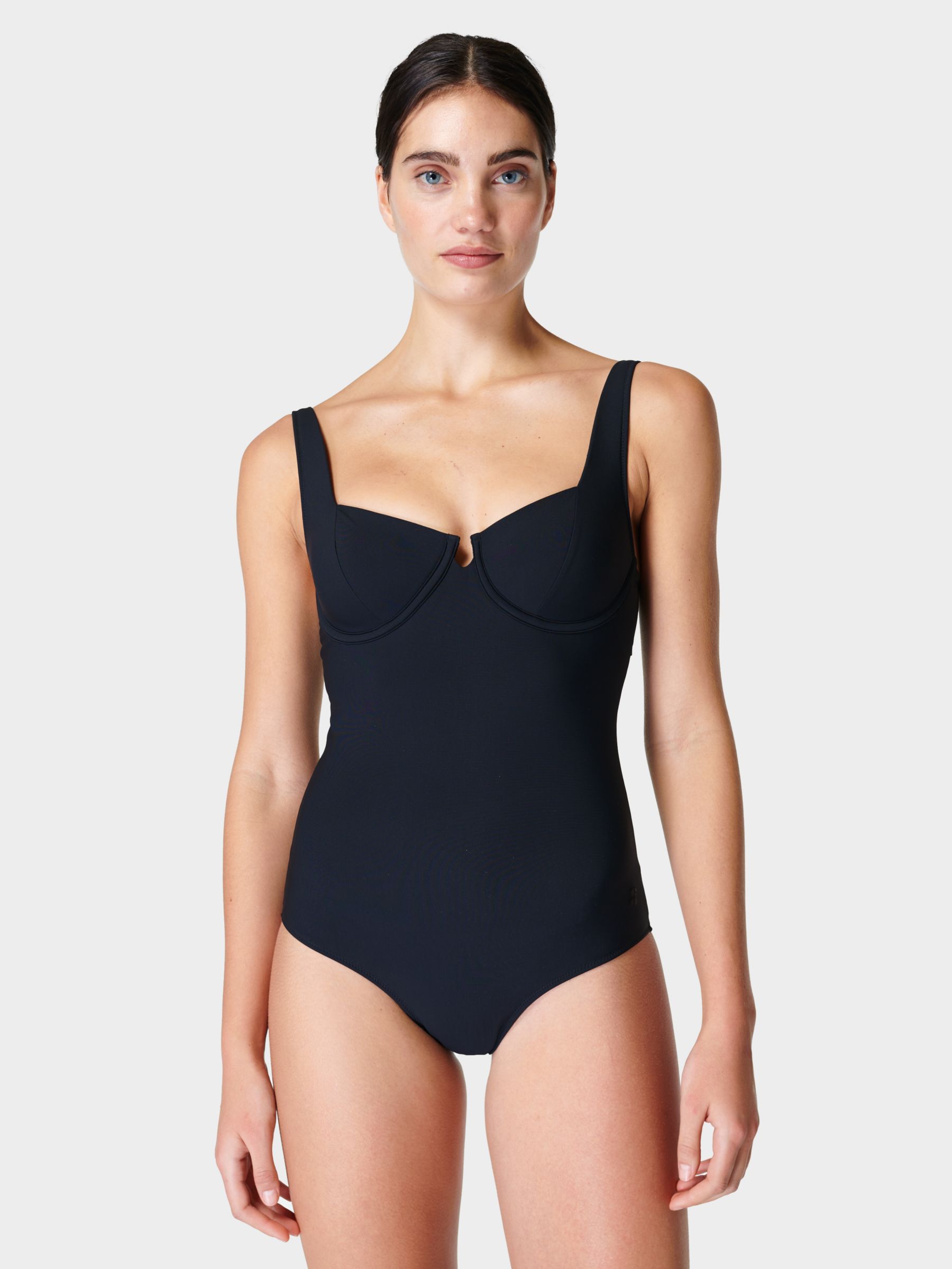Sweaty Betty Laguna Underwired Swimsuit, Black, L(C-D)