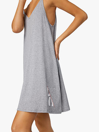 DKNY Cotton Logo Night Dress, Grey