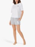 DKNY Cotton Short Sleeve Elasticated Boxer Pyjama Set
