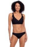 Lauren Ralph Lauren Ruffle Front Bikini Top, Black