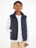 Tommy Hilfiger Kids' Essential Gilet, Desert Sky