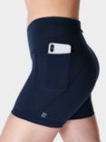 Sweaty Betty Power 4" Shorts, Navy Blue