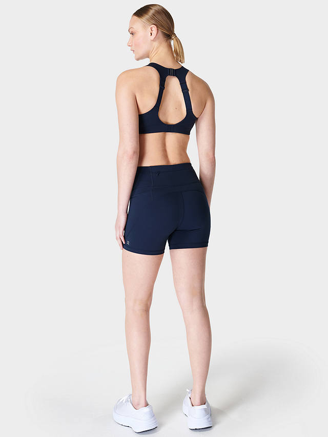 Sweaty Betty Power 4" Shorts, Navy Blue