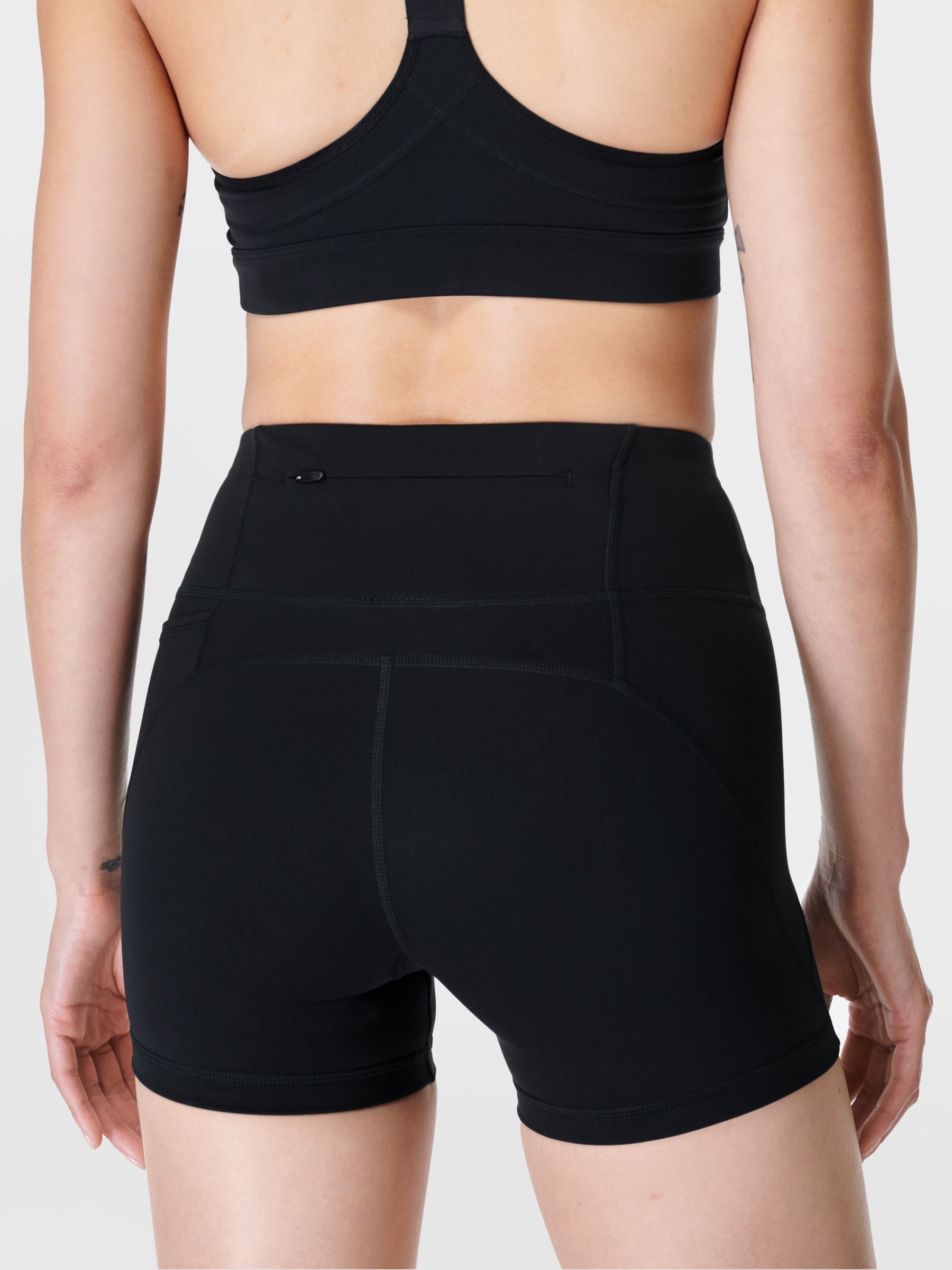 Sweaty Betty Power 4" Shorts, Black, XXS
