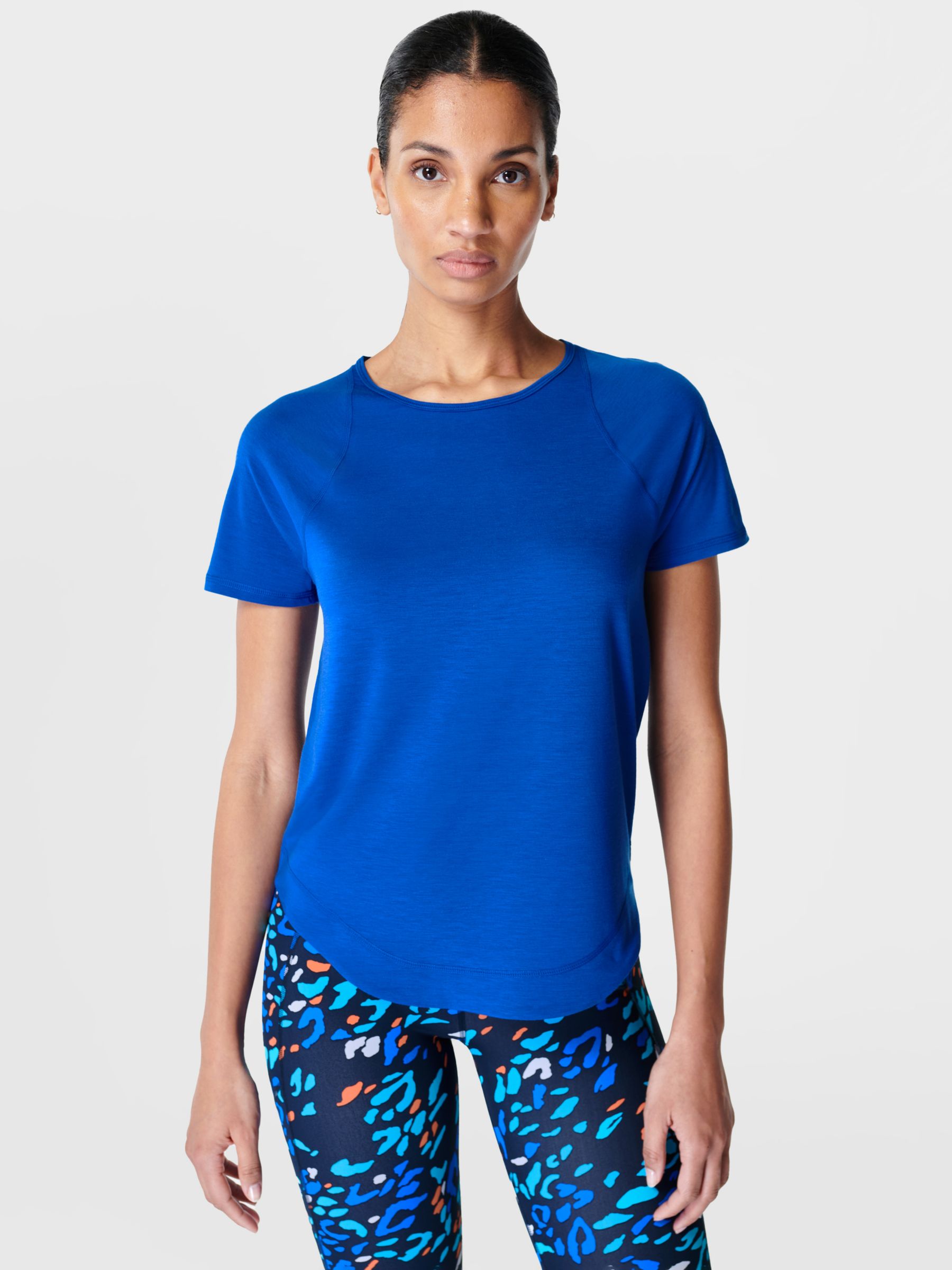 Lululemon Swiftly Breathe Short Sleeve Shirt - Blue Linen / Blue