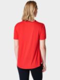 Sweaty Betty Tori Short Sleeve T-Shirt, Tulip Red