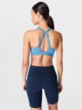 Sweaty Betty Ultra Run Sports Bra, Regatta Blue