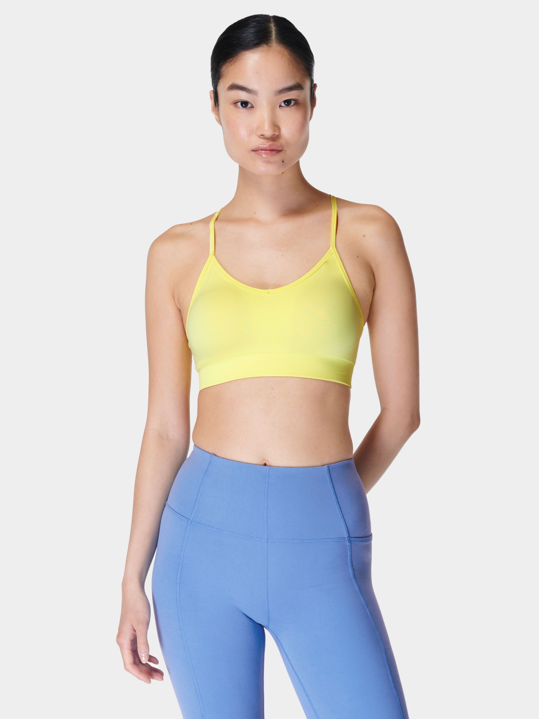 Sweaty Betty Spirit Awakened Yoga Sports Bra, Waterlily Yellow